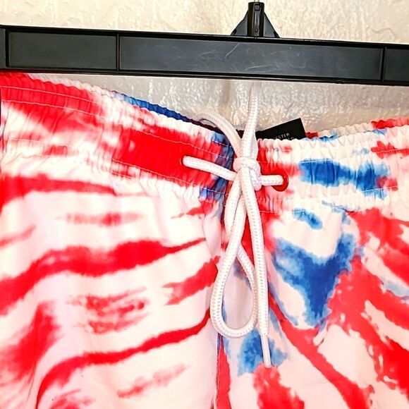 NASA Men's Swim Trunks, Red, White & Blue Phychedelic, Size XXL, NWOT - Picture 2 of 8